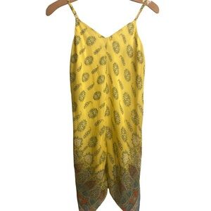 As U Wish- Yellow Floral Dress